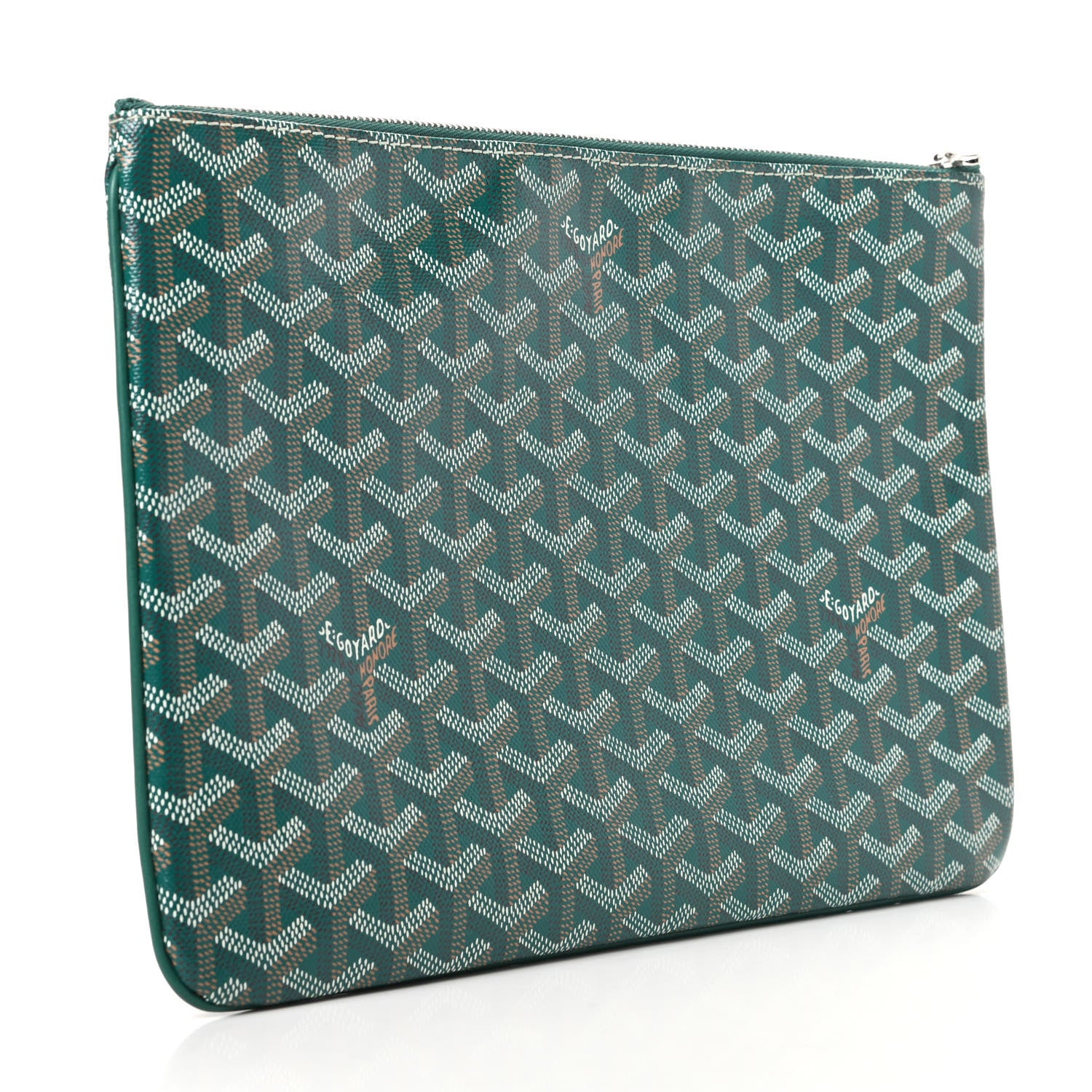 Goyard Goyardine Senat Pochette MM Green 3 of 6