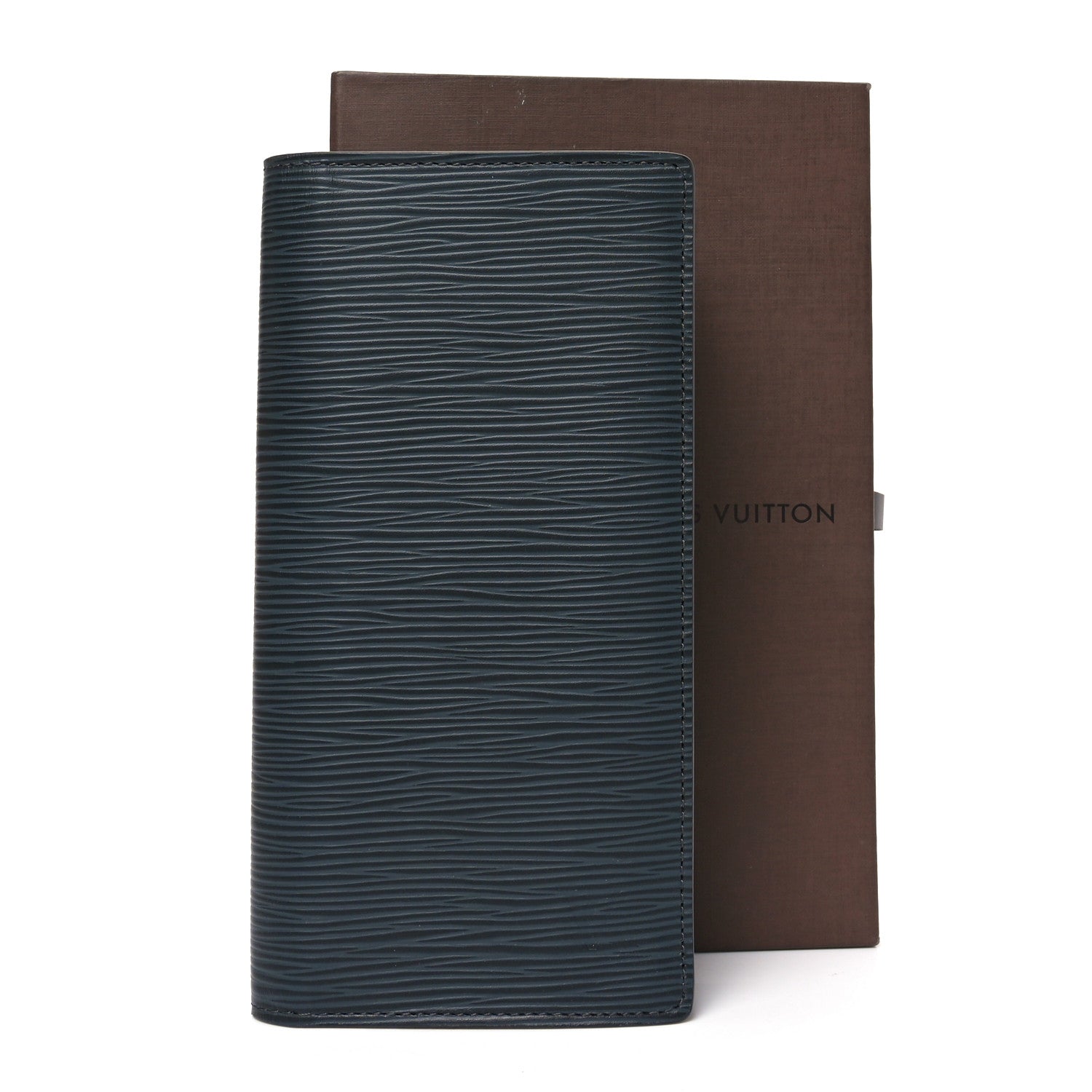 Louis Vuitton Epi Brazza Wallet Blue Marine 6 of 6