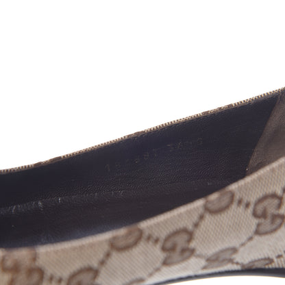Gucci GG Monogram Ballet Flat 36.5 Beige Ebony 8 of 16
