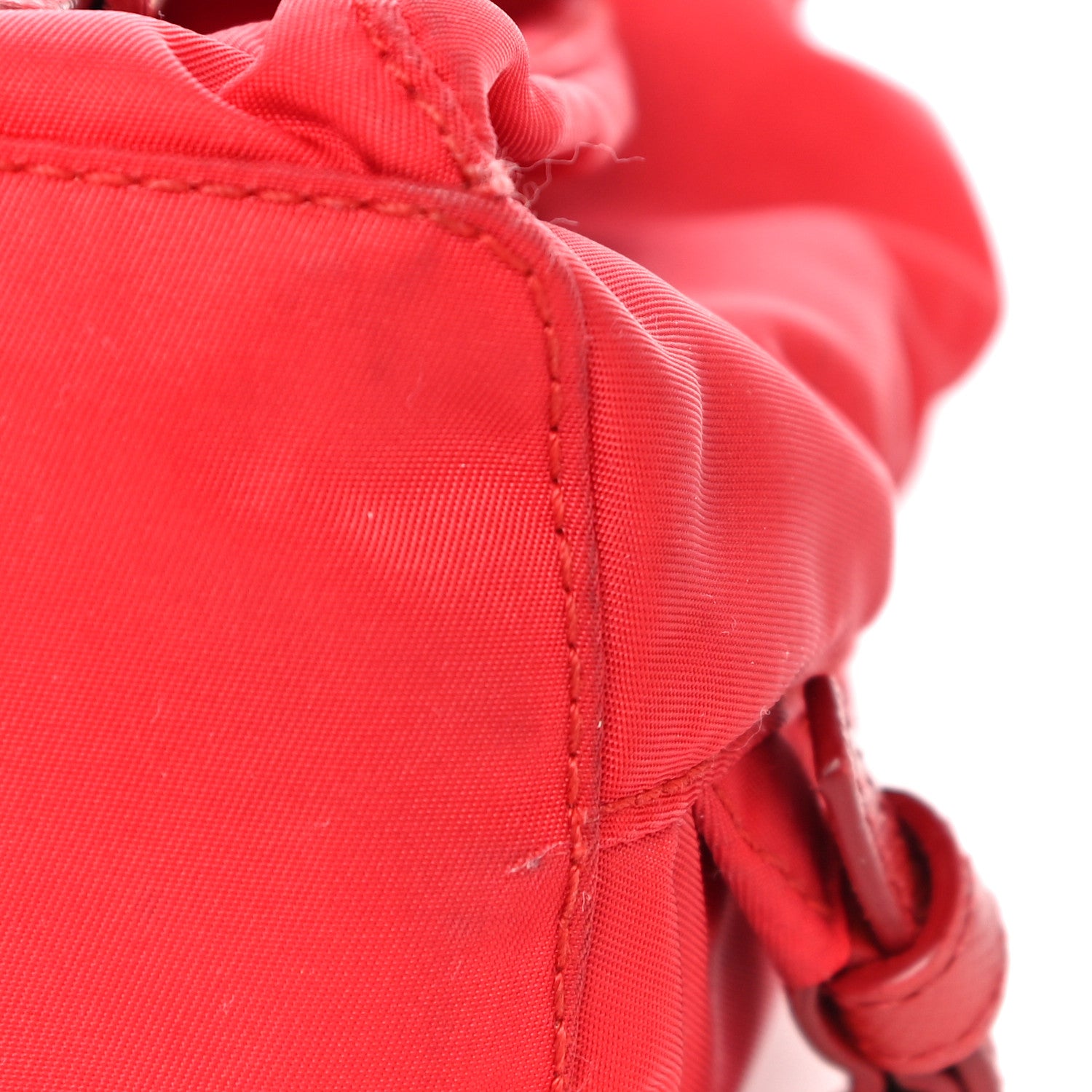 Prada Nylon Vela Mini Crossbody Backpack Rosso 14 of 16