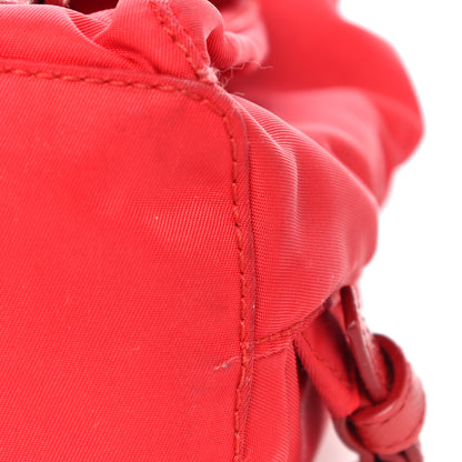 Prada Nylon Vela Mini Crossbody Backpack Rosso 14 of 16