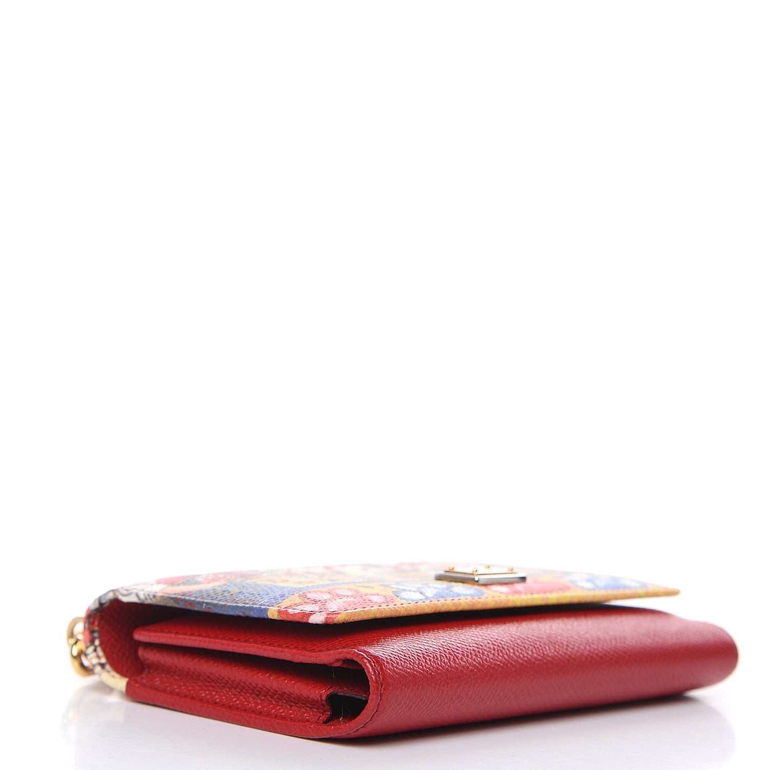 Dolce & Gabbana Dauphine Printed Mini Von Bag Multicolor Red 4 of 9