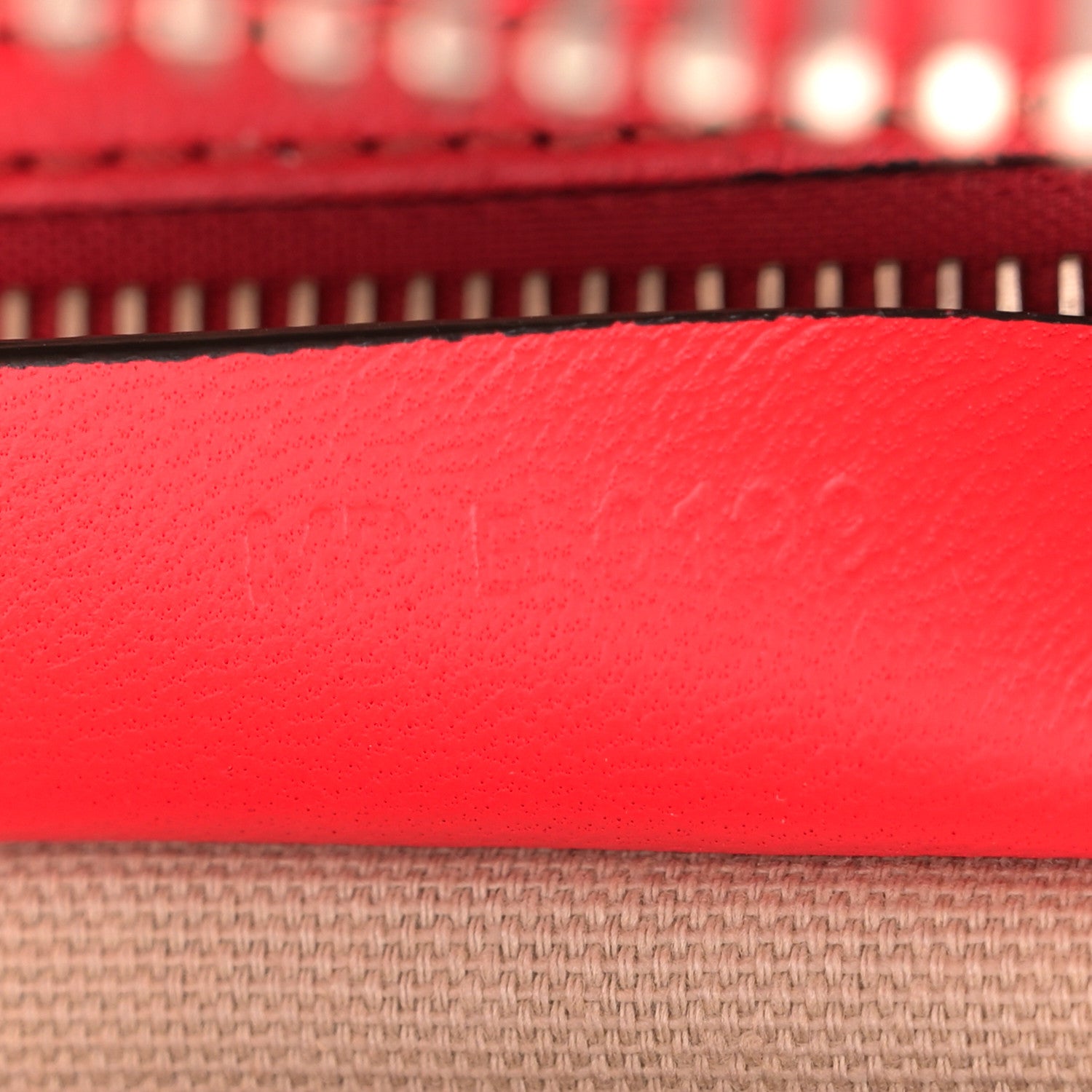 Givenchy Calfskin Crocodile Embossed Small Antigona Red 7 of 16