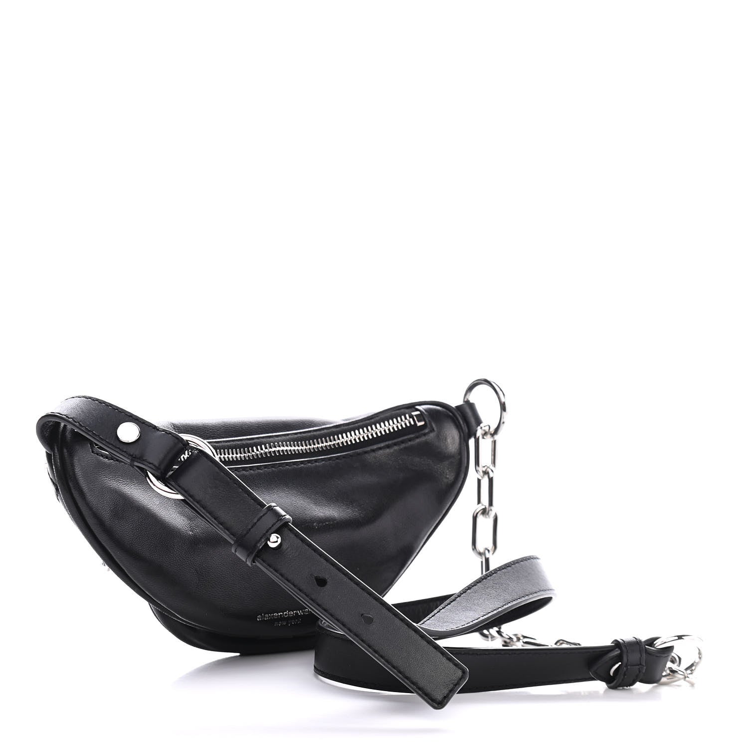 Alexander Wang Lambskin Mini Attica Belt Bag Black 5 of 15