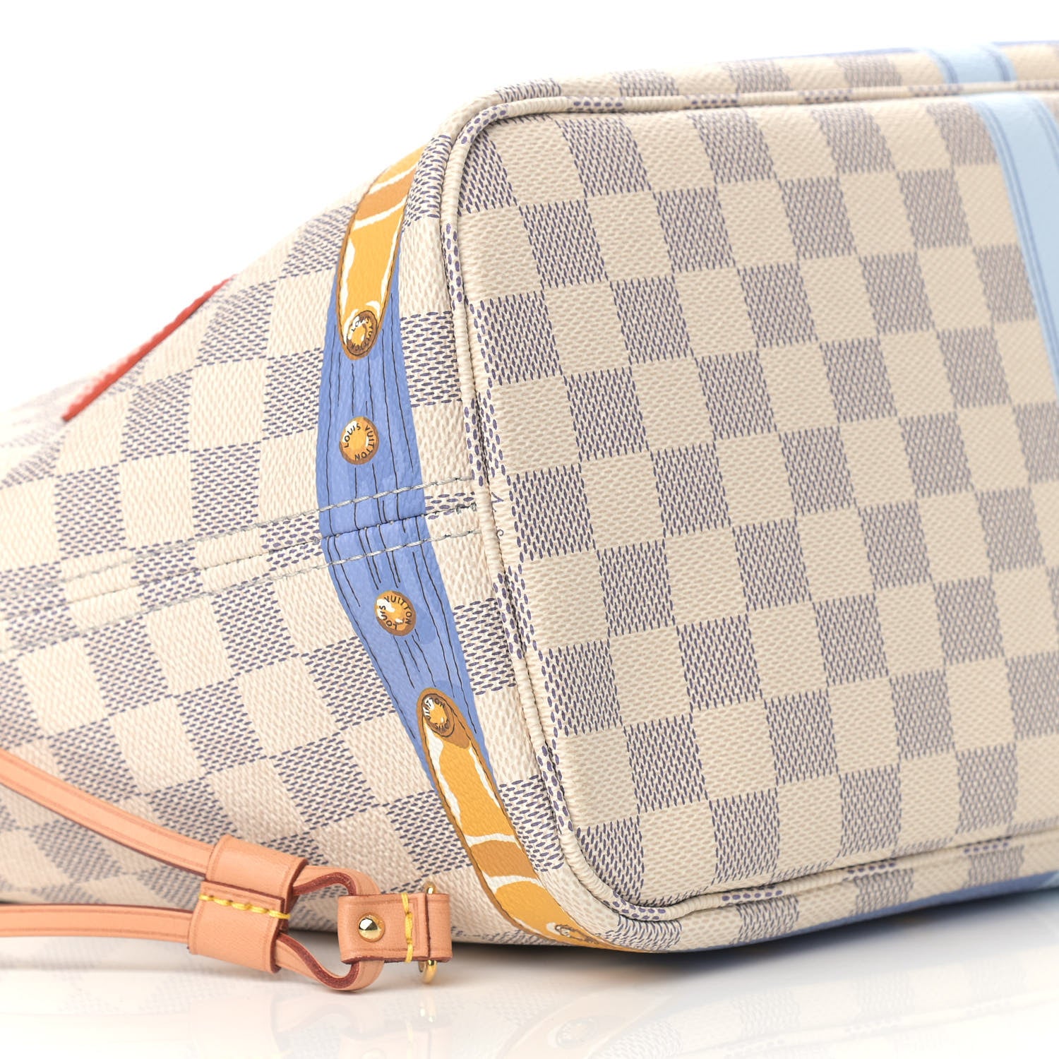 Louis Vuitton Damier Azur Summer Trunks Neo Neverfull MM 9 of 10