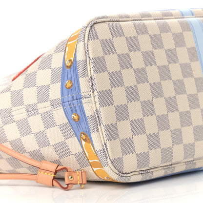 Louis Vuitton Damier Azur Summer Trunks Neo Neverfull MM 9 of 10