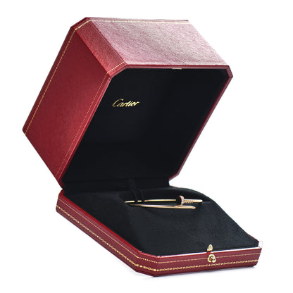 Cartier 18K Pink Gold Diamond Small Juste Un Clou Bracelet 18 4 of 4