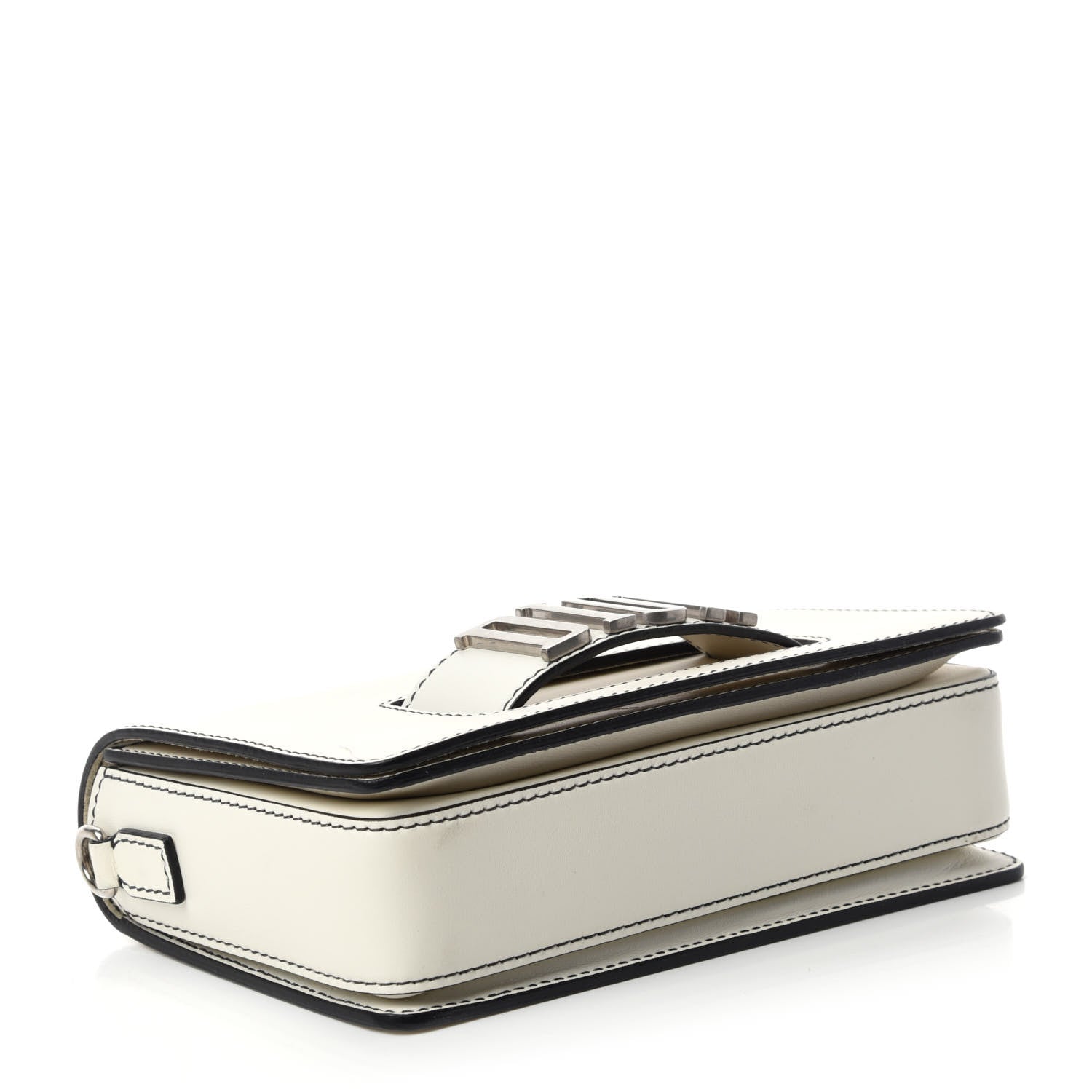 Christian Dior Smooth Calfskin Dio(r)evolution Flap Bag Off White 4 of 10