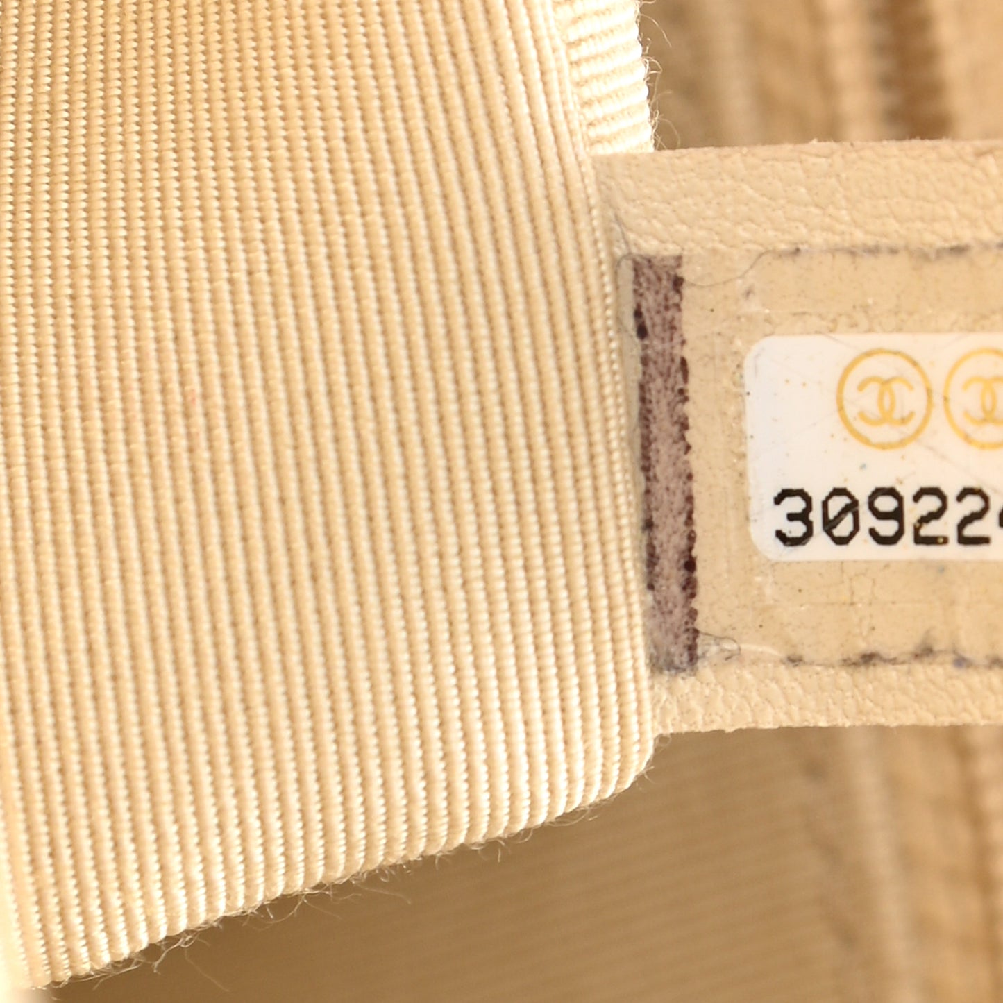 Lambskin Quilted Large Chanel 19 Flap Beige