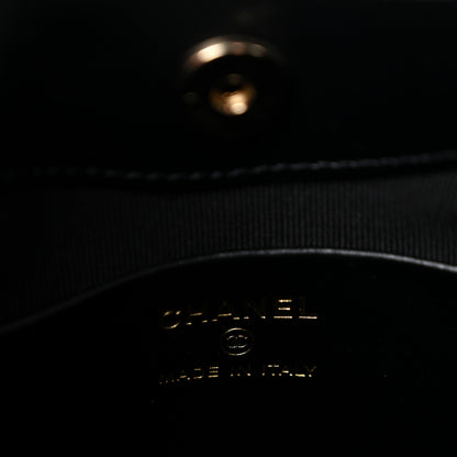 Chanel Shiny Crumpled Calfskin Quilted Nano 31 Shopping Bag Black 6 of 11