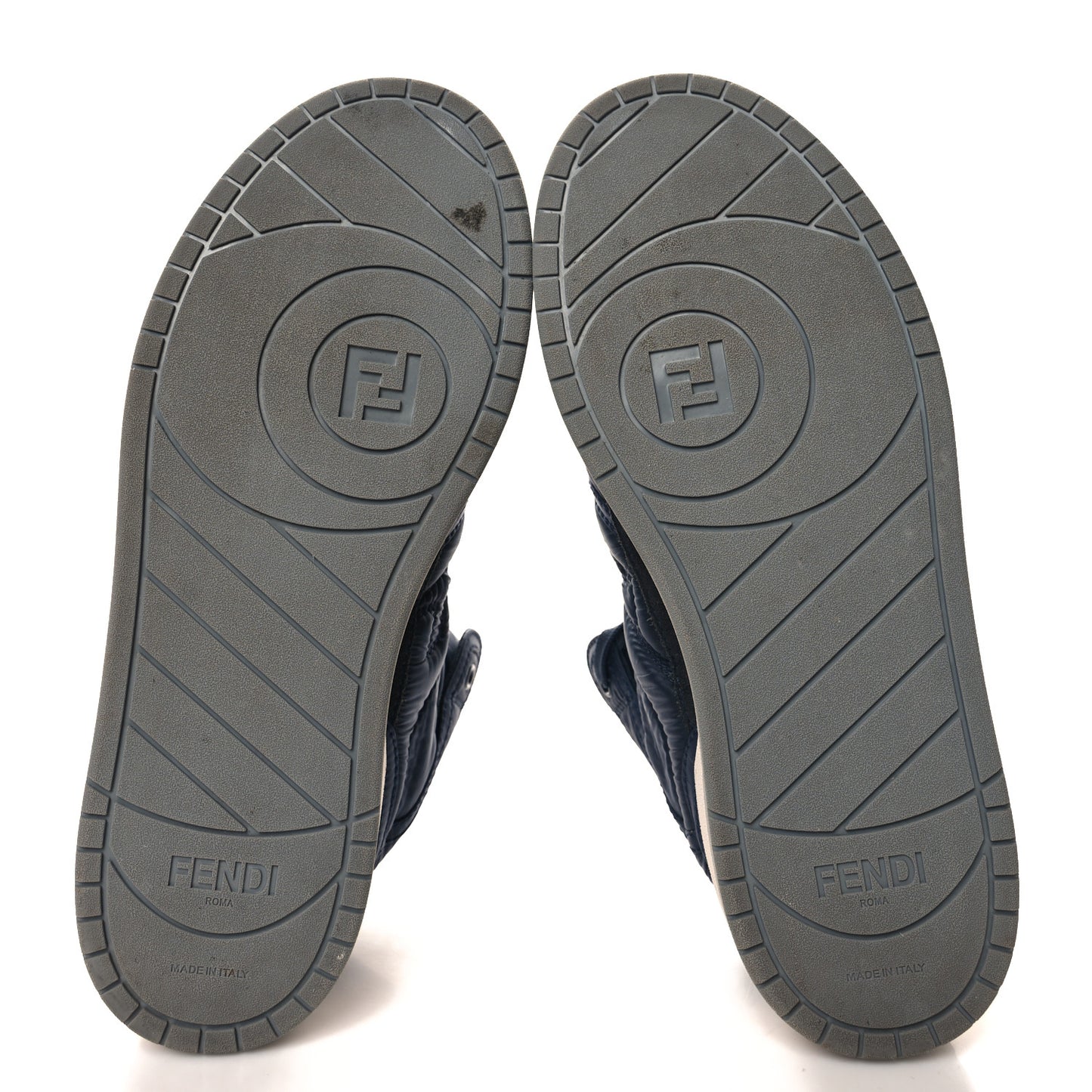 Nylon Mens Baguette Match High Top Sneakers 6 Blue Grey