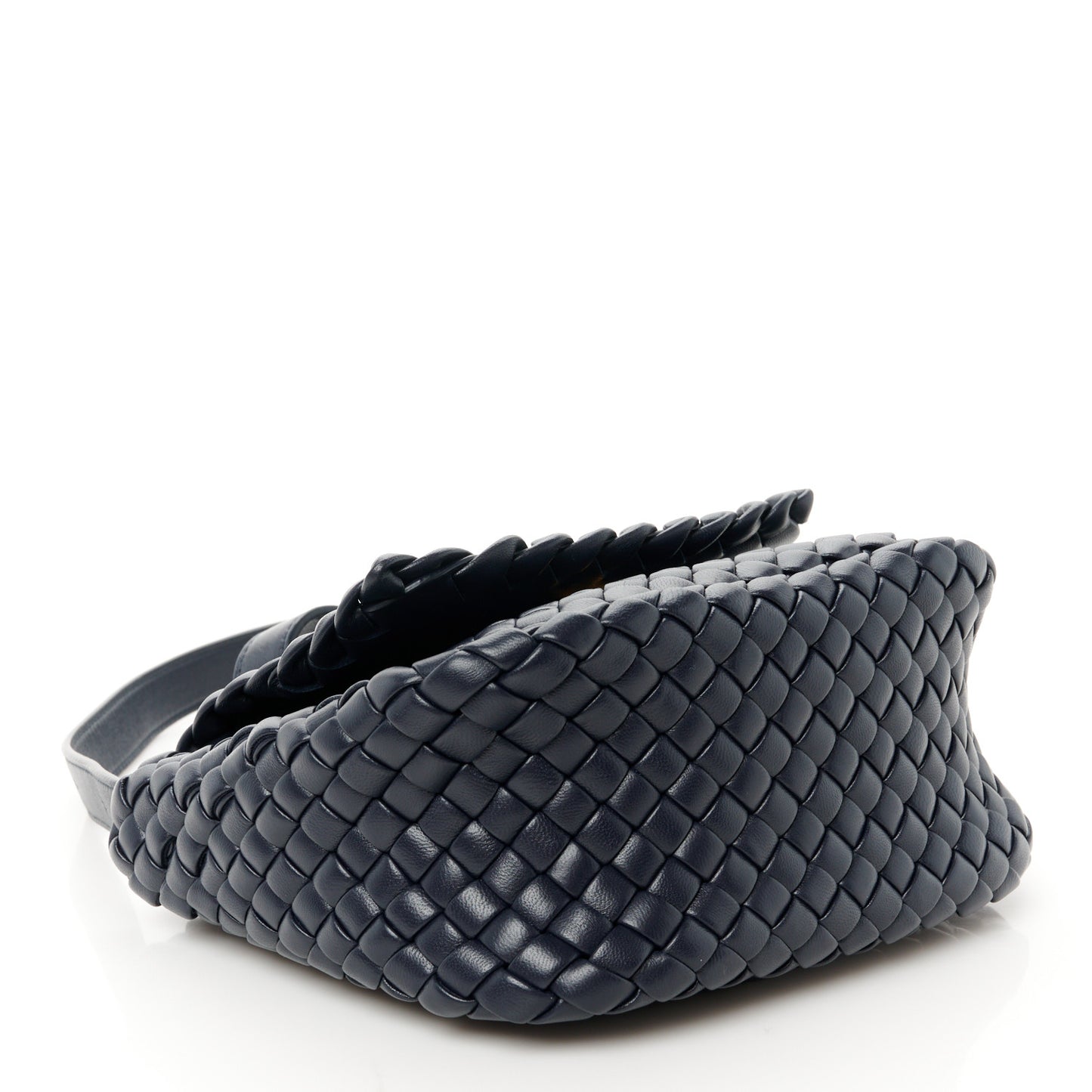 Nappa Intrecciato Mini Cobble Shoulder Bag Space