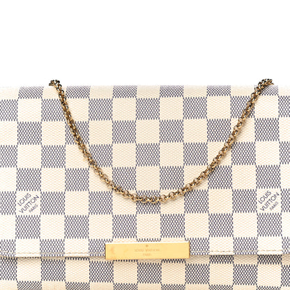 Louis Vuitton Damier Azur Favorite MM 9 of 15
