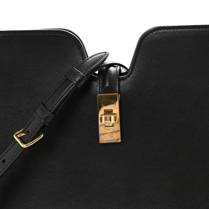 Celine Smooth Calfskin Medium Camille 16 Soft Bag Black 8 of 10