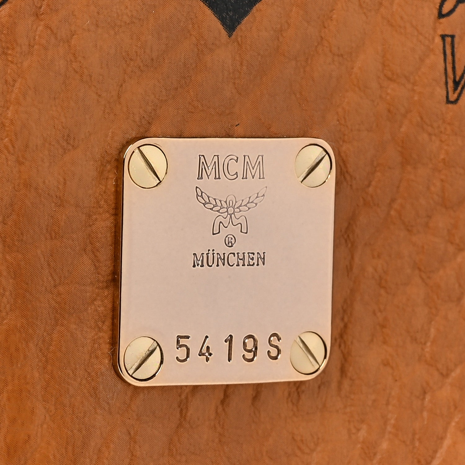 MCM Visetos Medium Project Reversible Shopper Tote Cognac 10 of 23