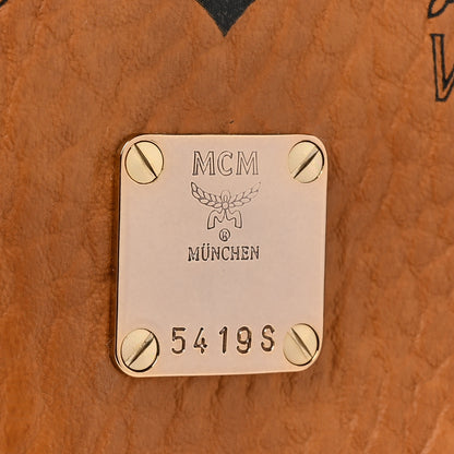 MCM Visetos Medium Project Reversible Shopper Tote Cognac 10 of 23