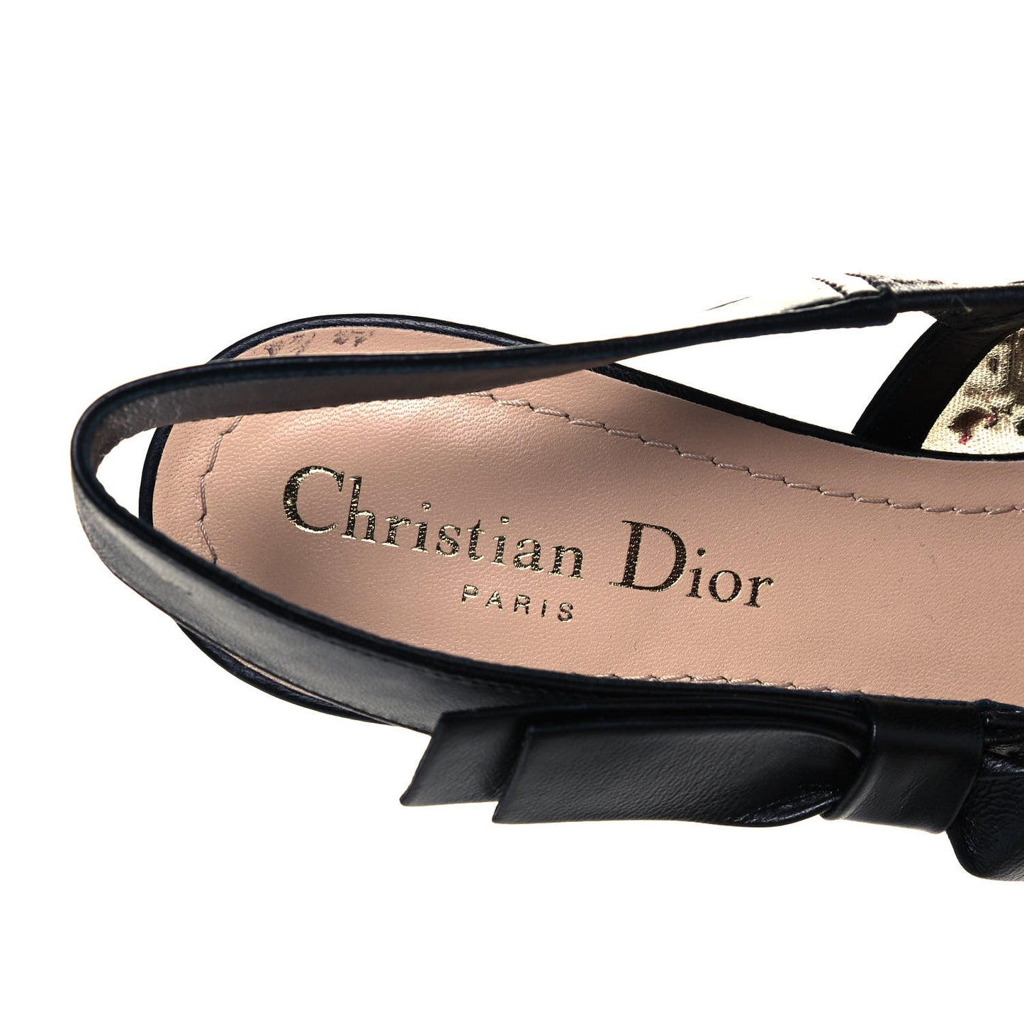 Embroidered Calfskin Beaded Sweet D Sling-Back Pumps 36 Multicolor
