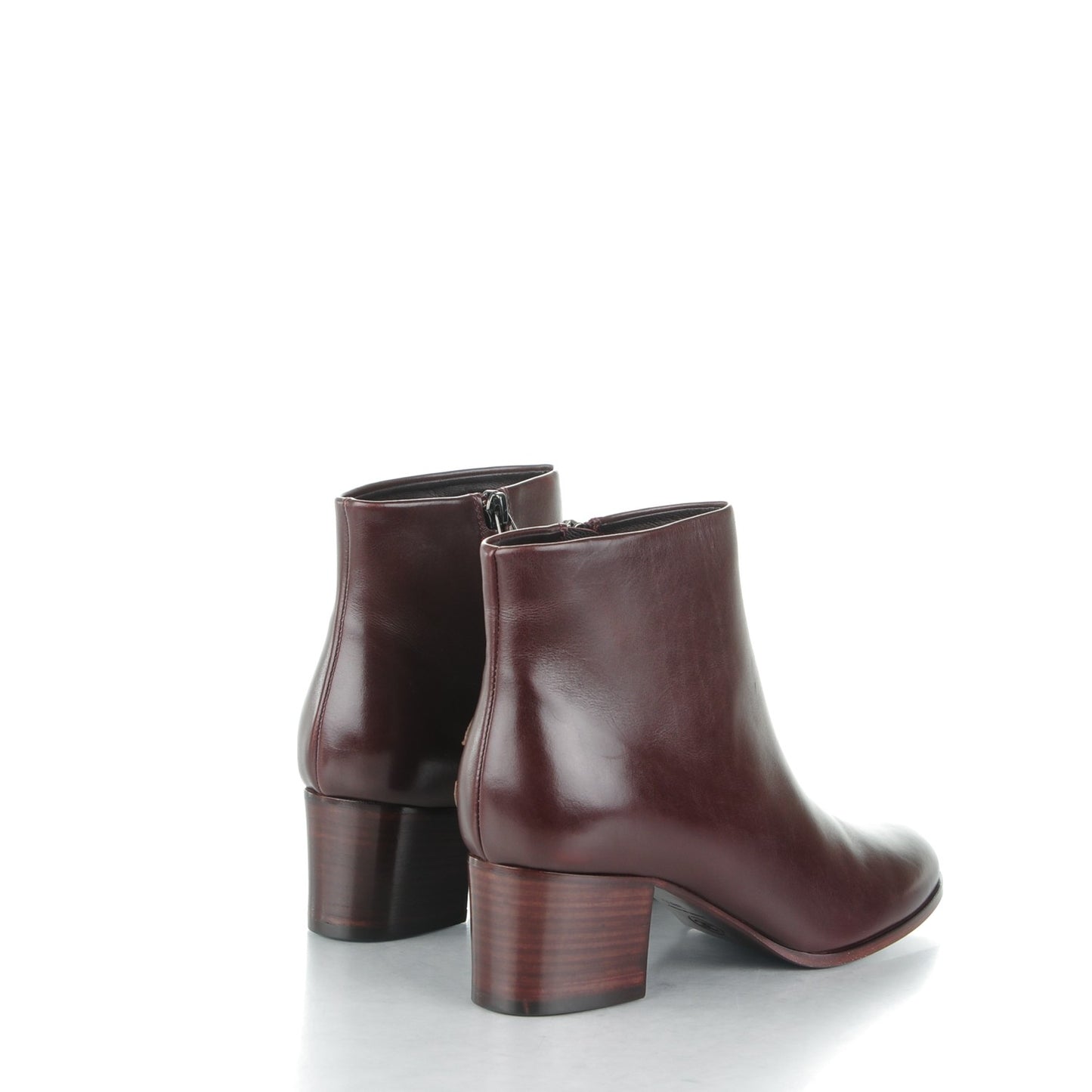 Lambskin CC Ankle Boots 38.5 Burgundy