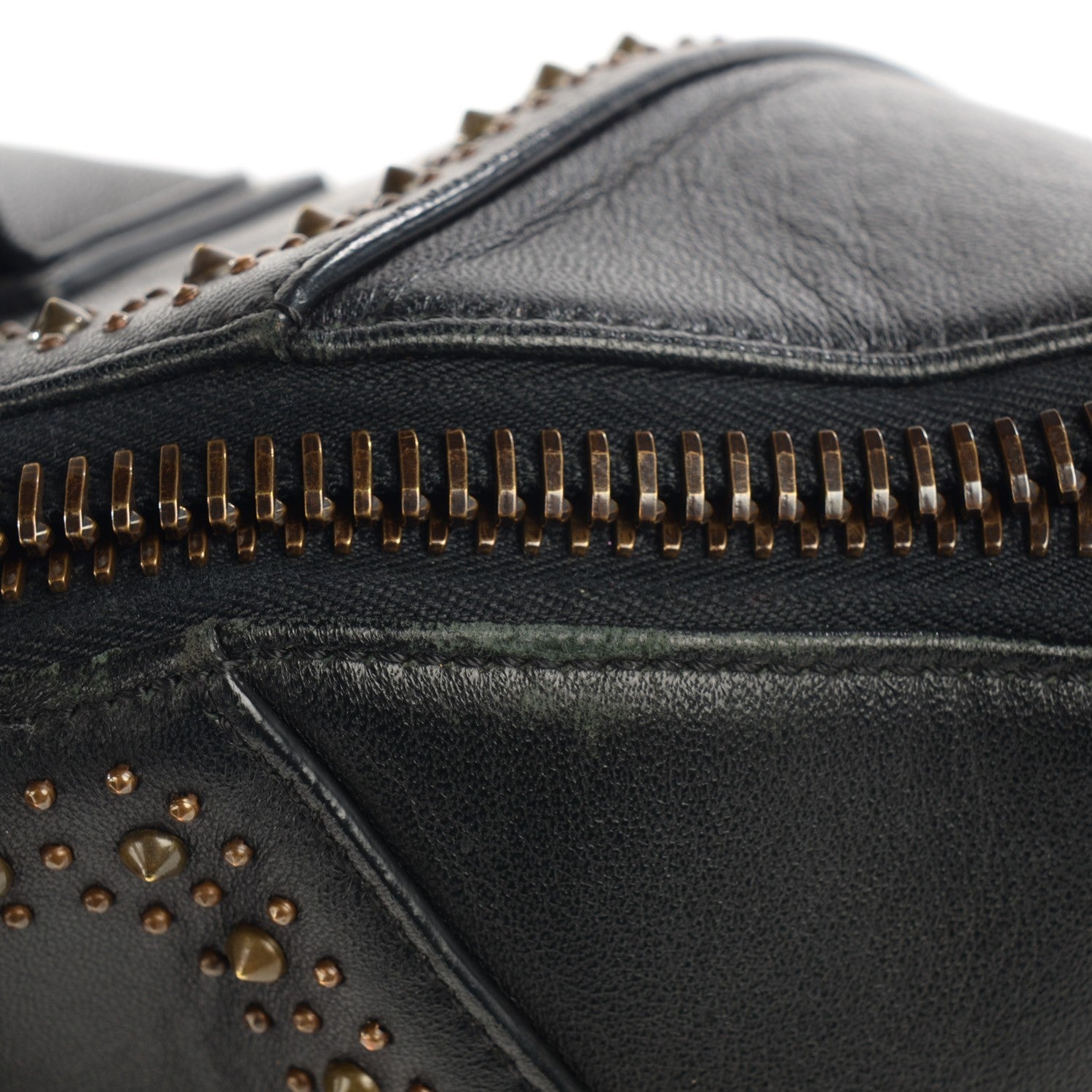 Givenchy Calfskin Medium Studded Antigona Black 4 of 12
