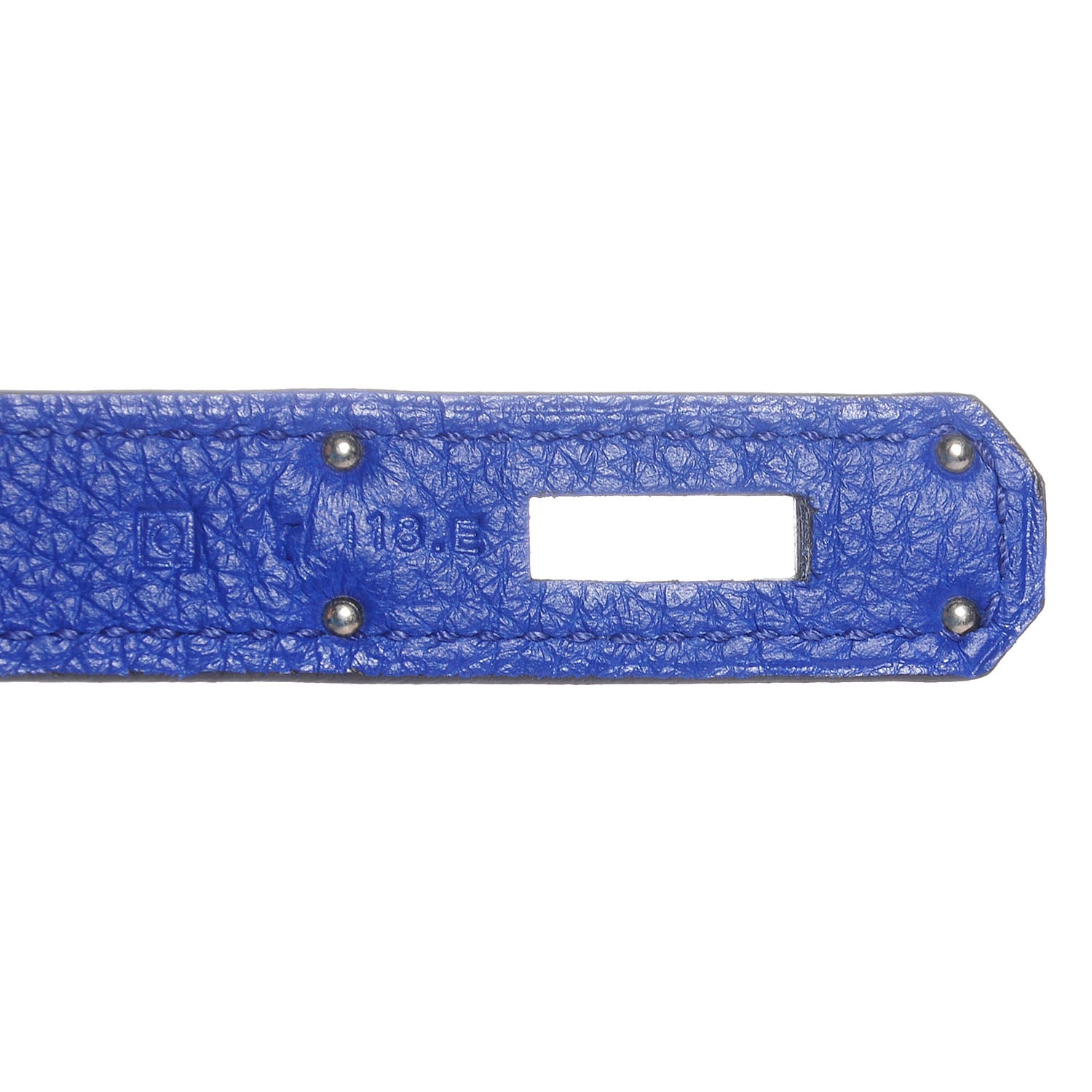 Hermes Togo Birkin 35 Bleu Electrique 9 of 21