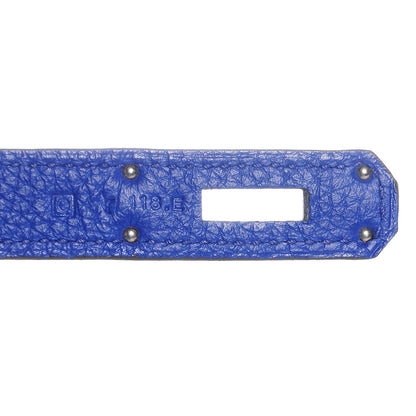 Hermes Togo Birkin 35 Bleu Electrique 9 of 21