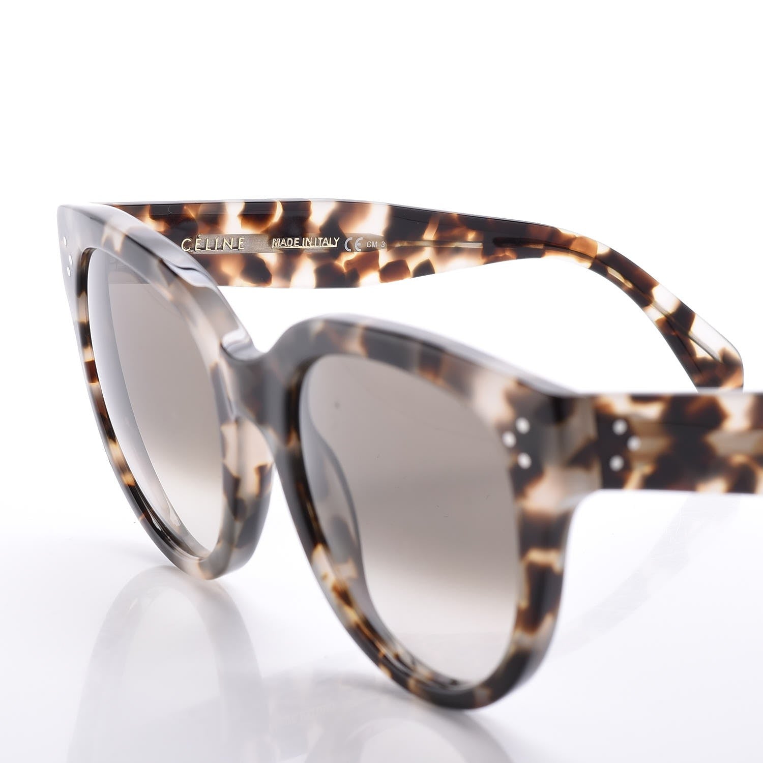 Celine Audrey Sunglasses CL 41755 Spotted Havana 7 of 8