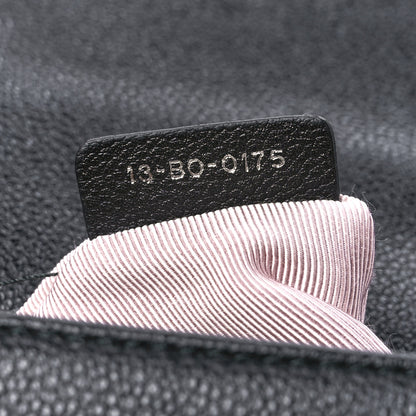 Christian Dior Grained Calfskin Medium Diorama Flap Bag Black 7 of 10