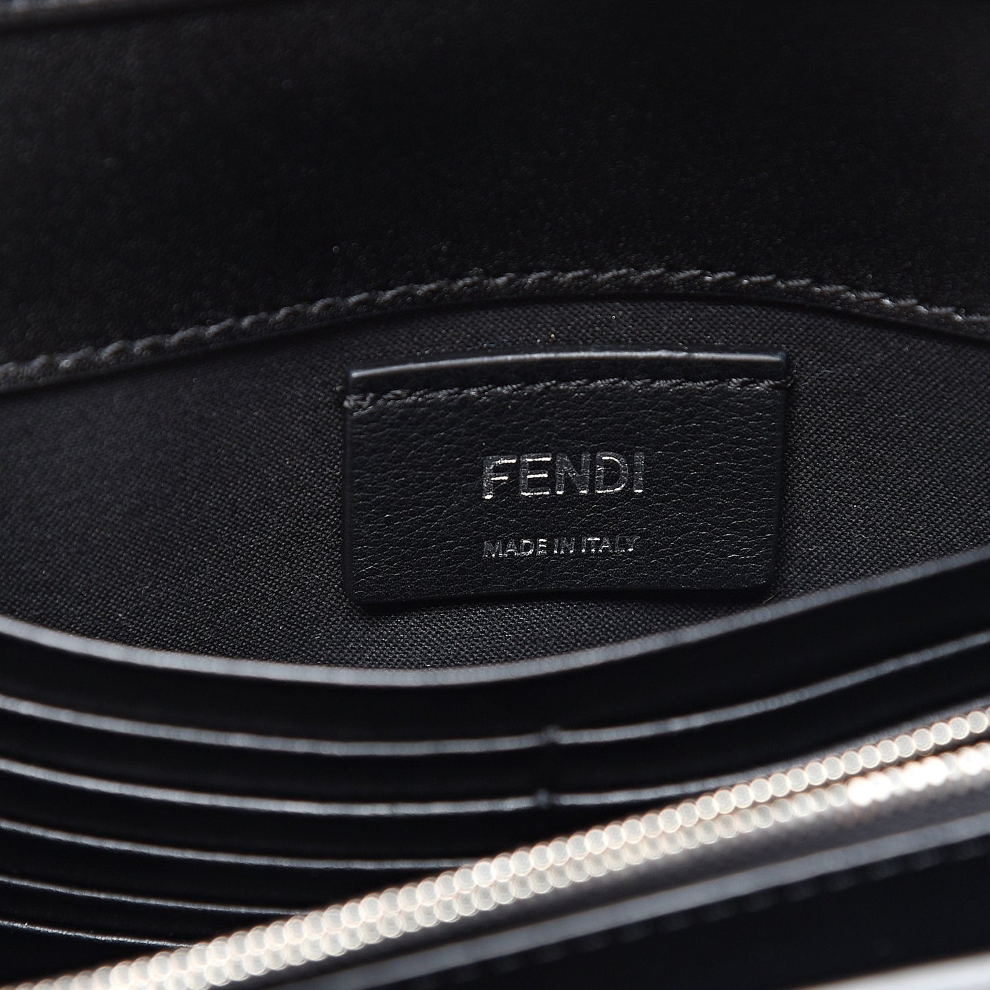 Vitello Liberty Pearl F is Fendi Wallet On Chain Black