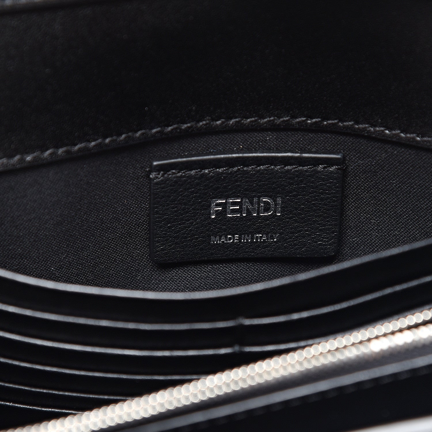 Fendi Vitello Liberty Pearl F is Fendi Wallet On Chain Black 5 of 10