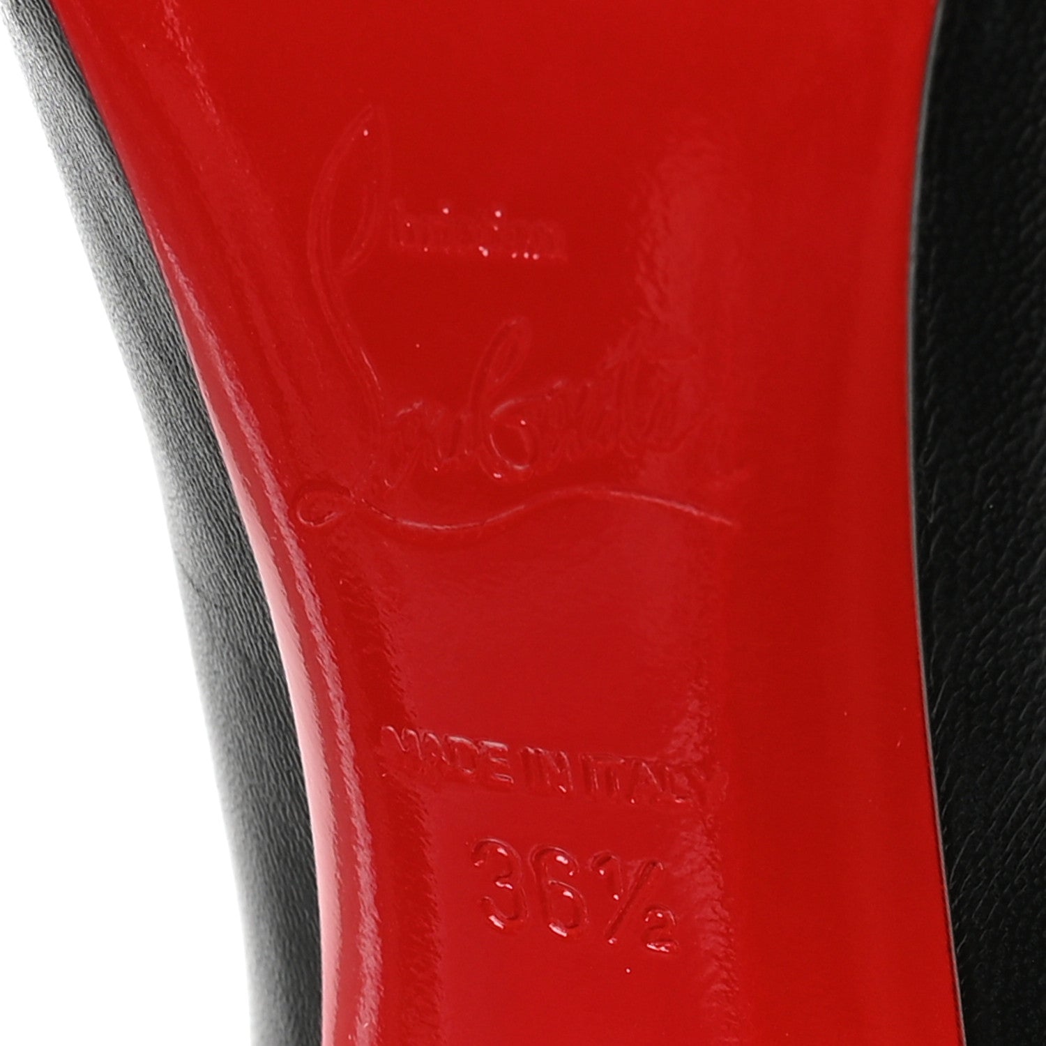 Christian Louboutin Shiny Nappa Pigalle 100 Pumps 36.5 Black 7 of 7