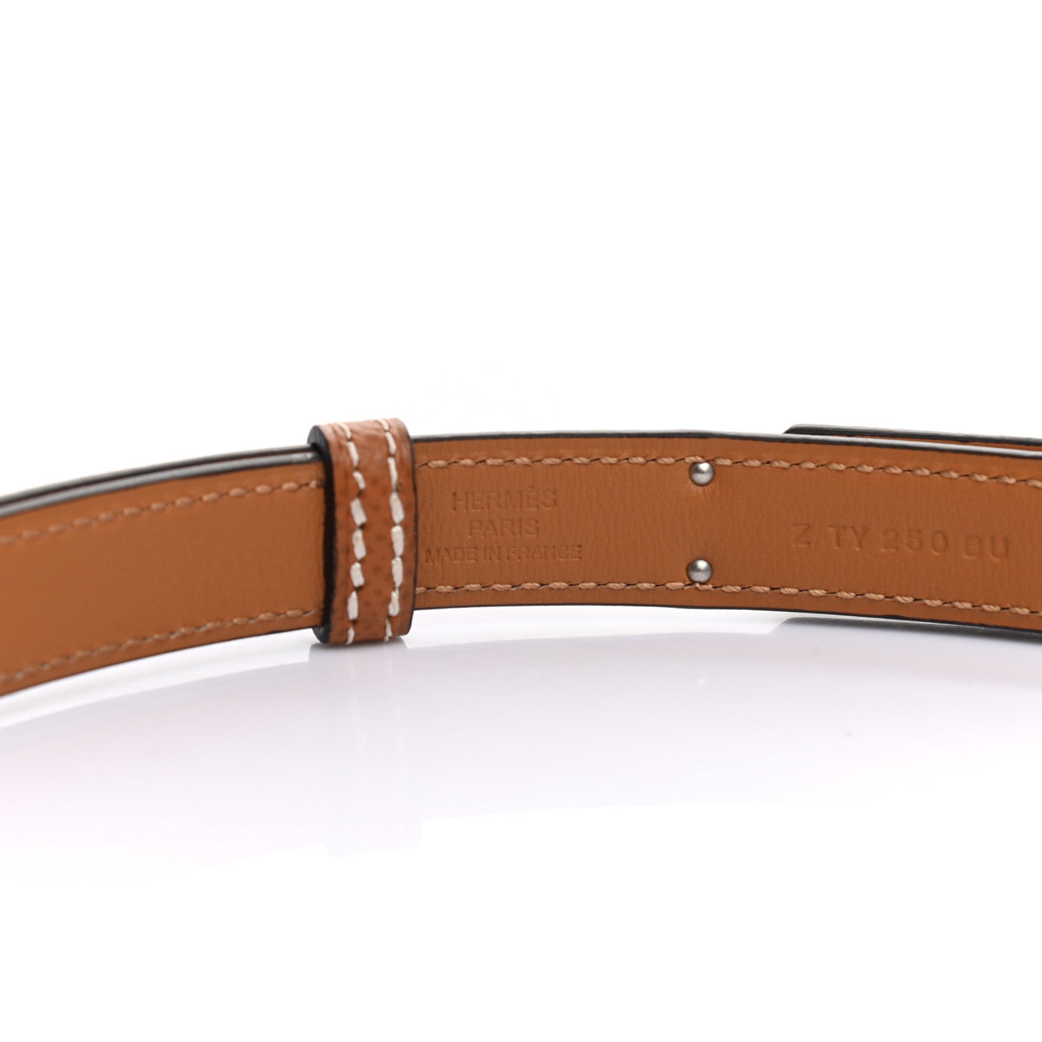 Hermes Epsom Kelly Belt Gold 4 of 4