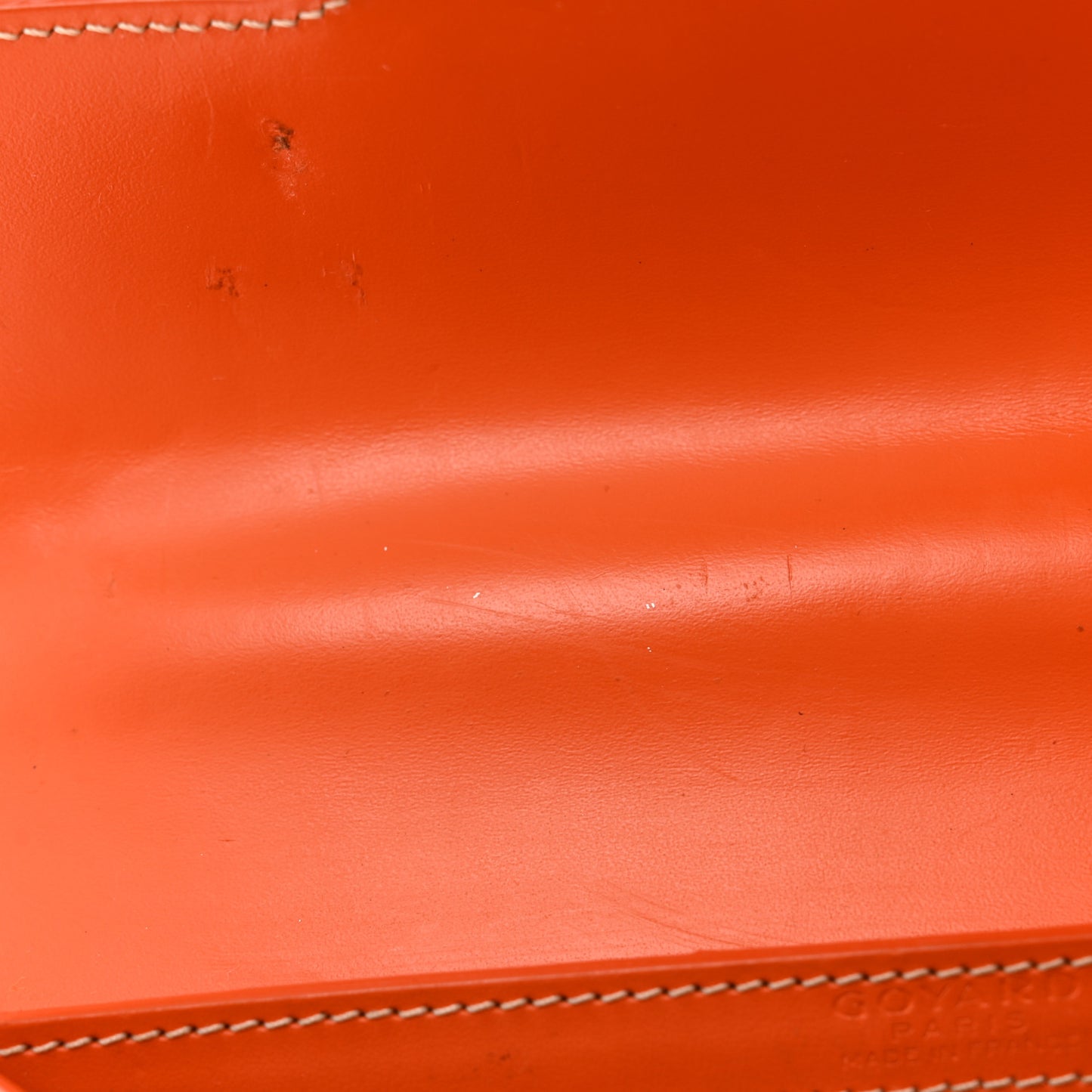 Goyardine Structure Mini Saigon Orange