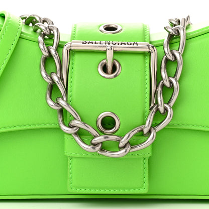 Balenciaga Smooth Calfskin Small Lindsay Shoulder Bag Acid Green 8 of 12