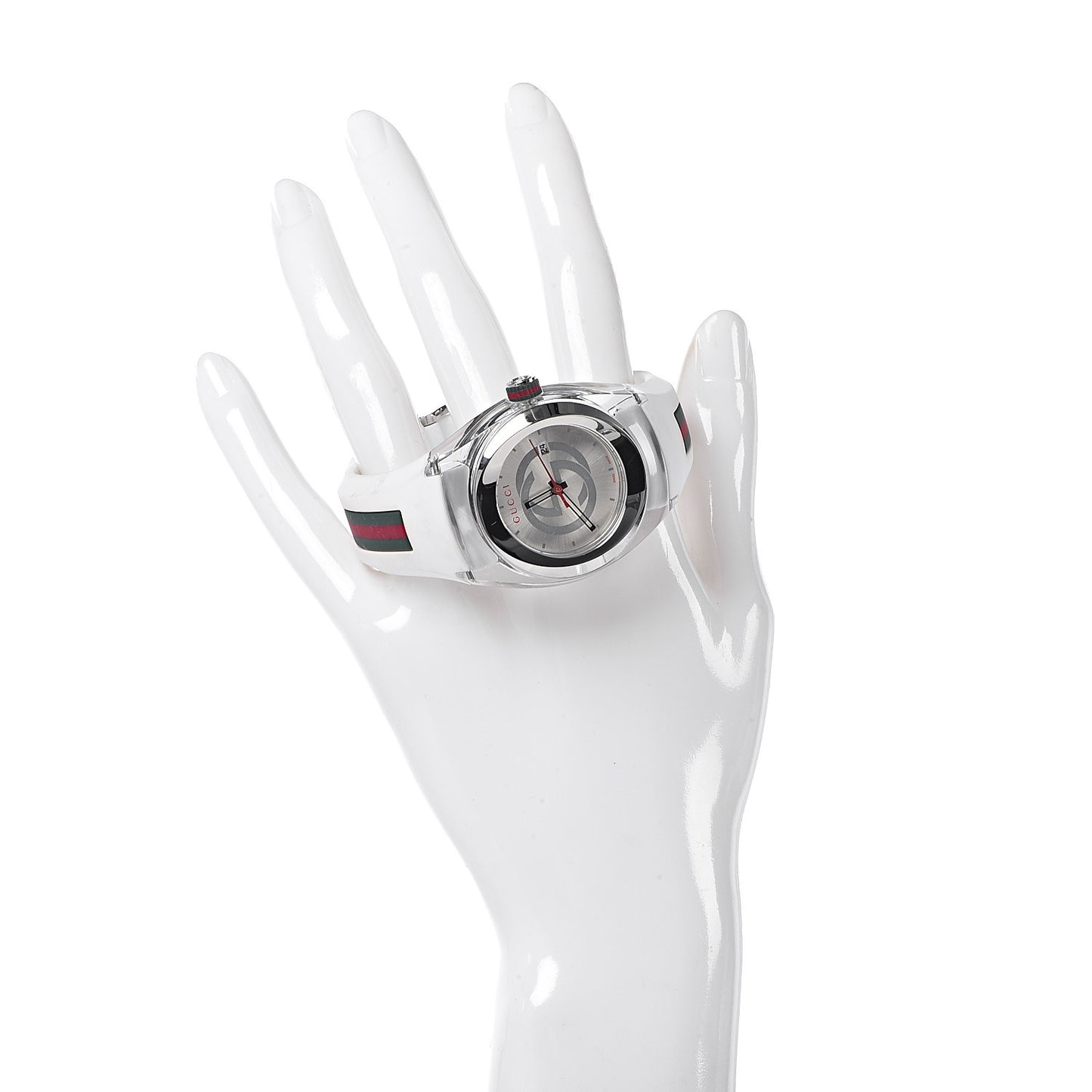 Stainless Steel Rubber 36mm Sync Web Quartz Watch