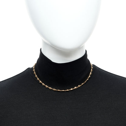 Tiffany 18K Rose Gold Mini Elsa Peretti Bean Link Necklace 2 of 5