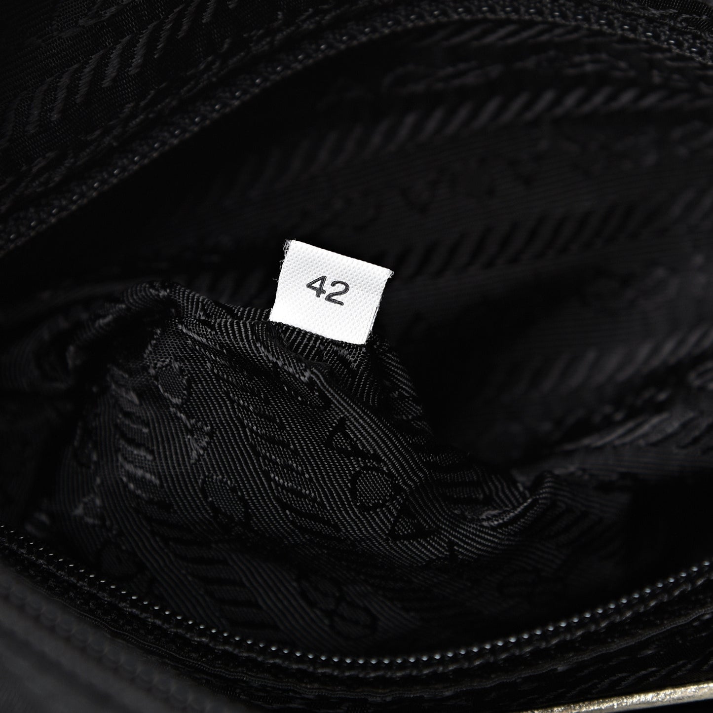 Tessuto Nylon Single Buckle Messenger Bag Black