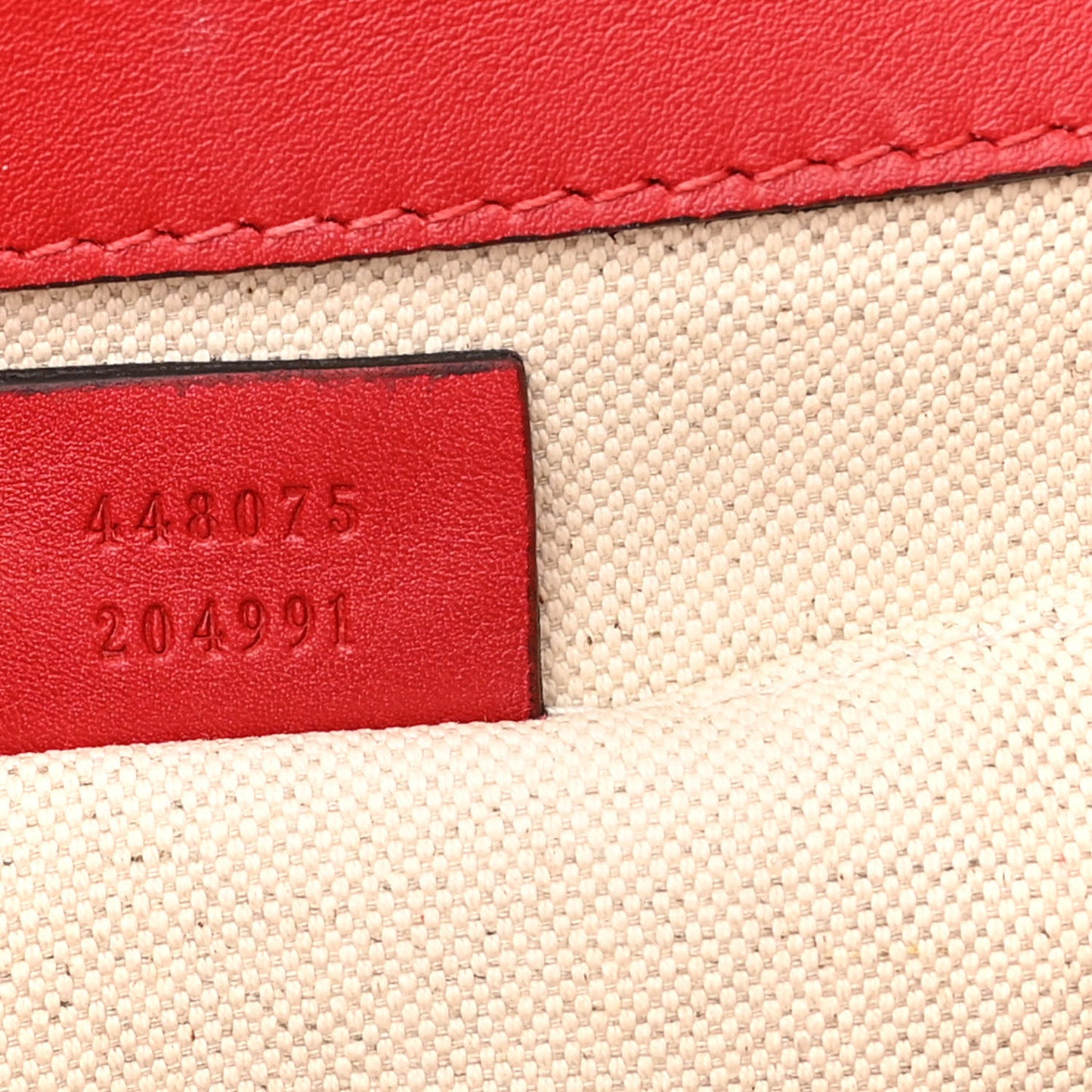 Moon Calfskin Web Medium Dionysus Bamboo Top Handle Bag Hibiscus Red
