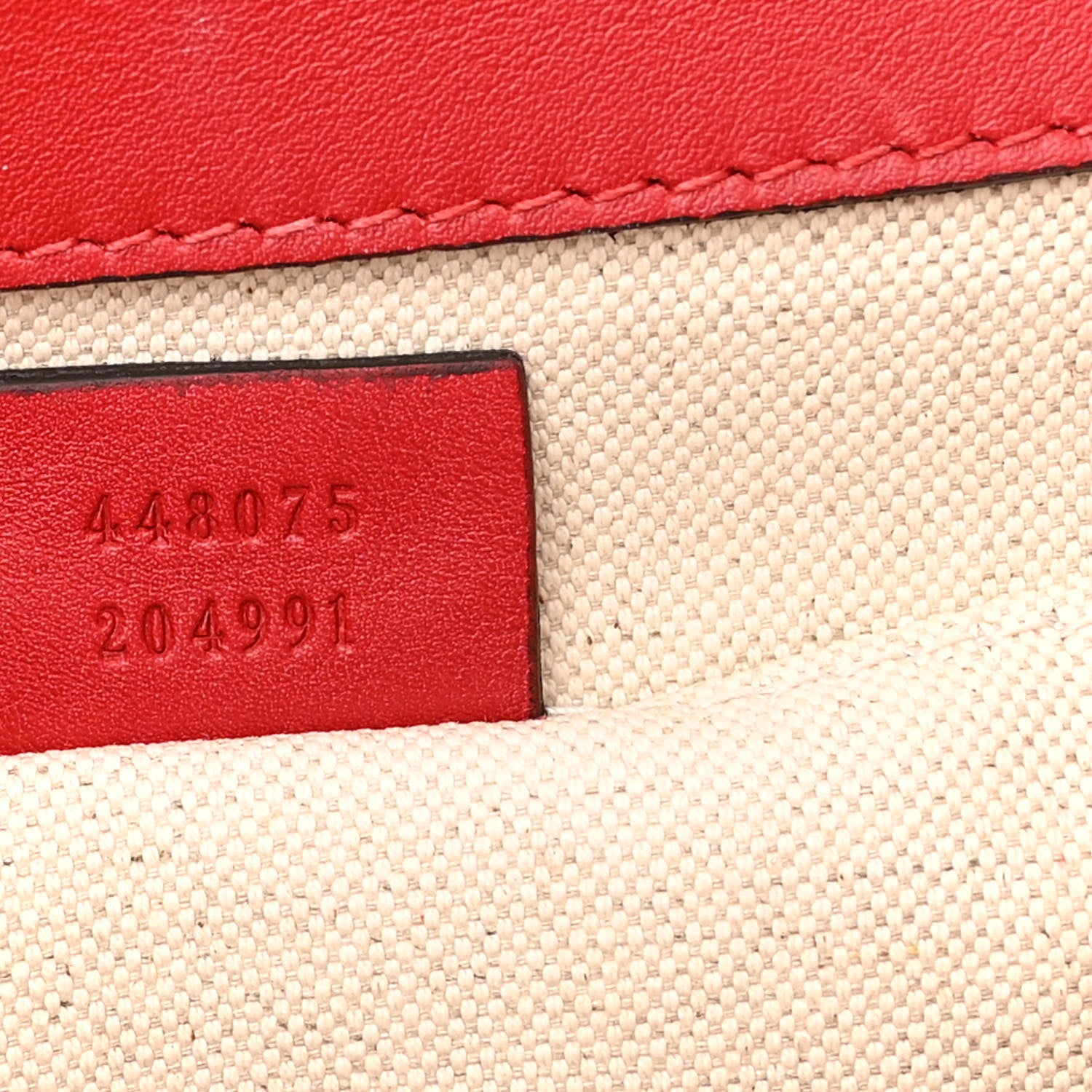 Gucci Moon Calfskin Web Medium Dionysus Bamboo Top Handle Bag Hibiscus Red 7 of 12