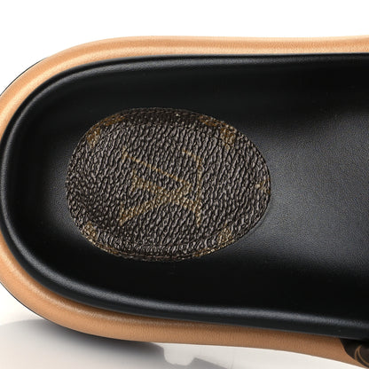Louis Vuitton Nylon Monogram Pool Pillow Comfort Mule 38 Cacao Brown 8 of 9