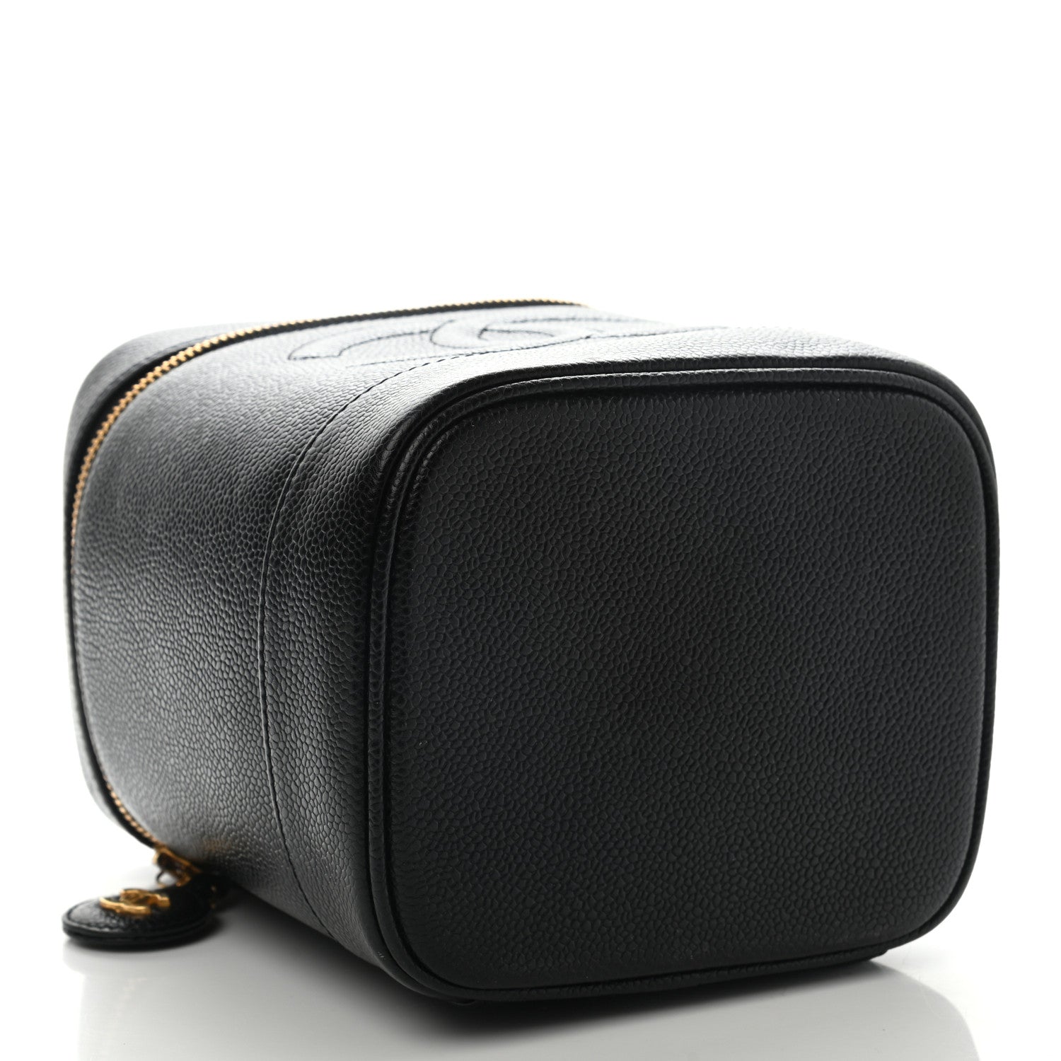 Chanel Caviar Vanity Cosmetic Case Black 4 of 13