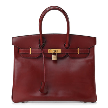 Hermes Box Birkin 35 Rouge H 1 of 16