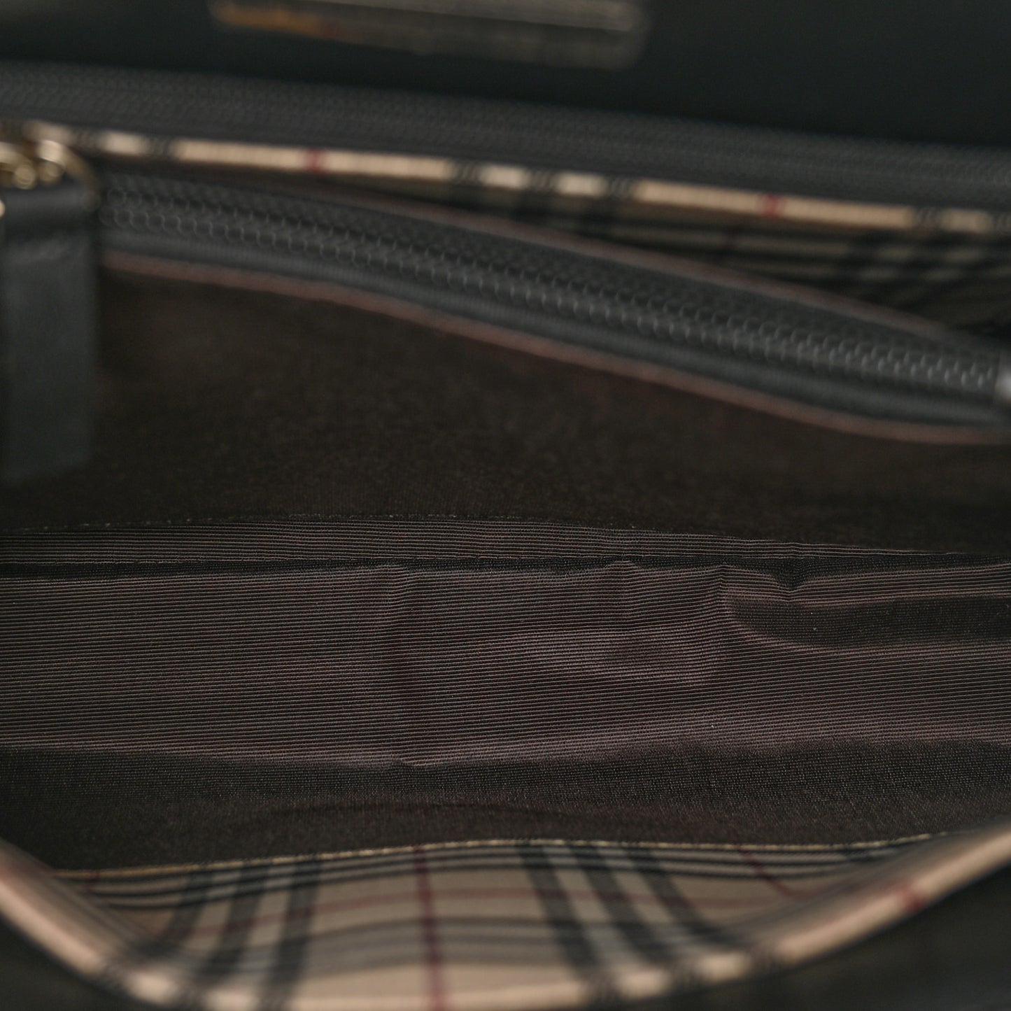 Derby Calfskin Top Handle Tote Black