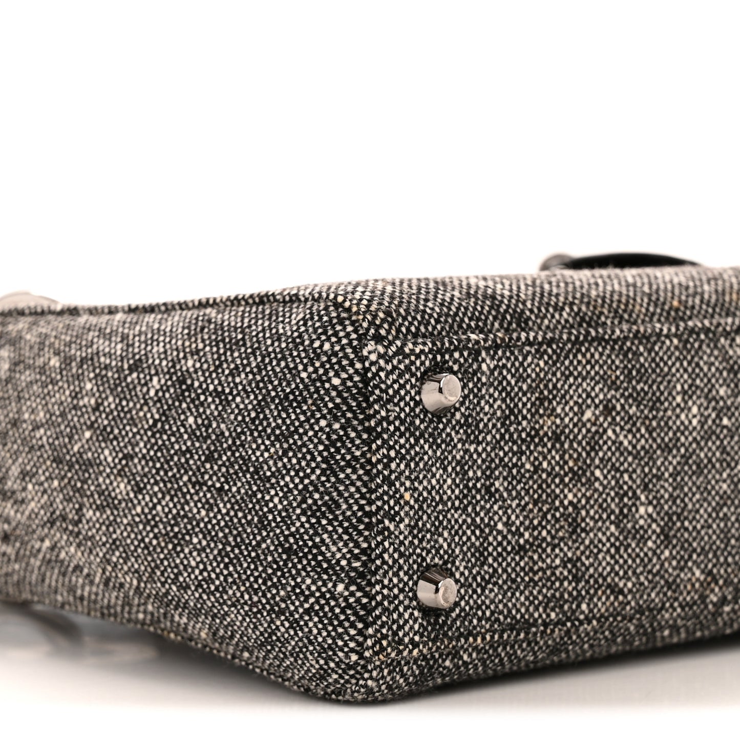 Tweed Mini Lady Dior Black