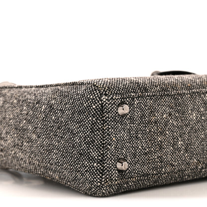 Christian Dior Tweed Mini Lady Dior Black 9 of 15