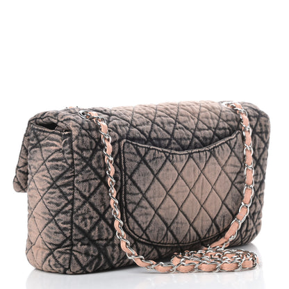 Chanel Denim Quilted Denimpression Flap Rose Clair 3 of 11