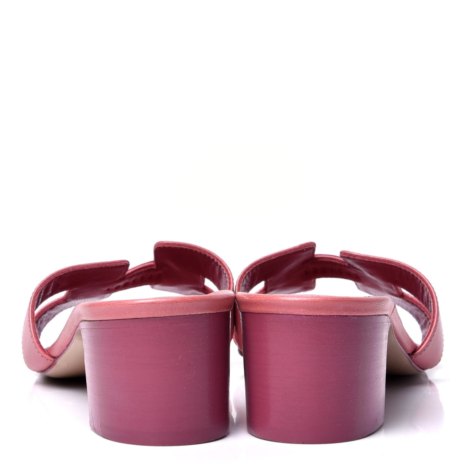 Hermes Nappa Oasis Sandals 36.5 Rouge Blush 4 of 6