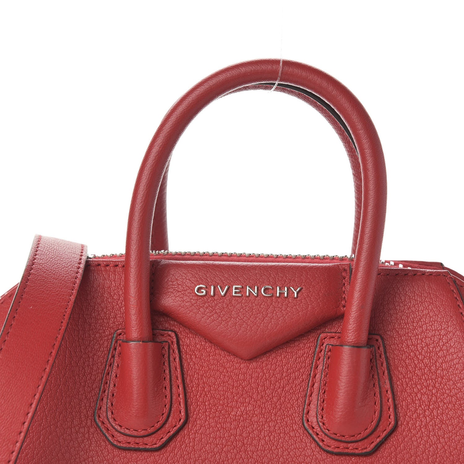 Givenchy Sugar Goatskin Mini Antigona Bright Red 10 of 10