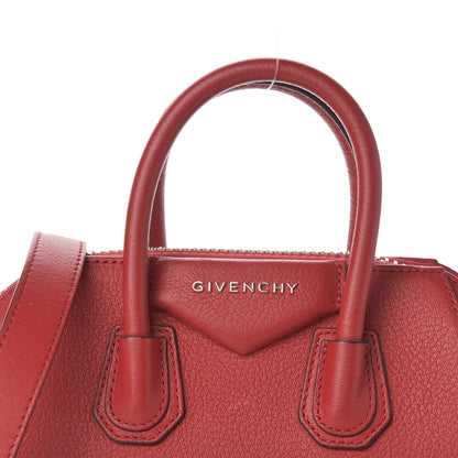 Givenchy Sugar Goatskin Mini Antigona Bright Red 10 of 10