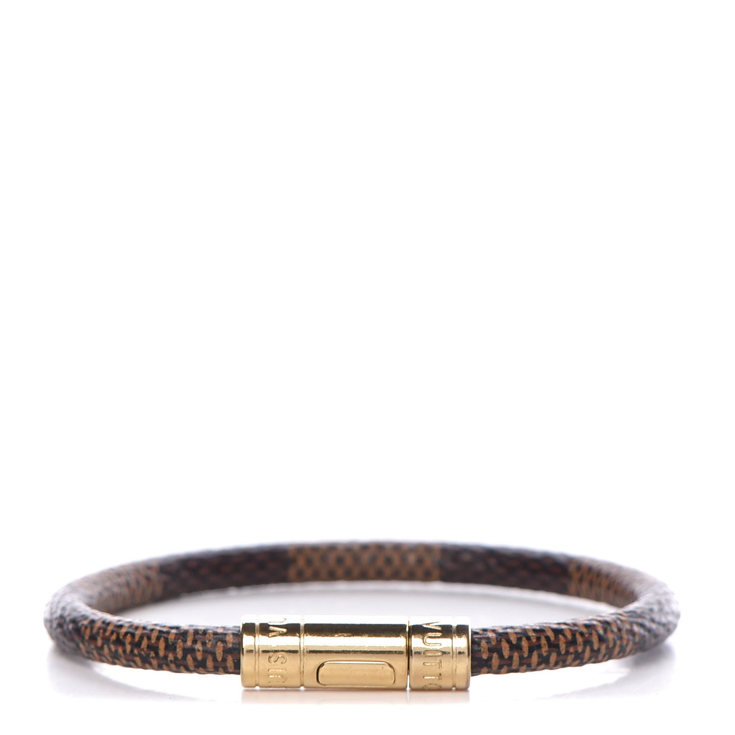 Louis Vuitton Damier Ebene Keep It Bracelet 19 1 of 5