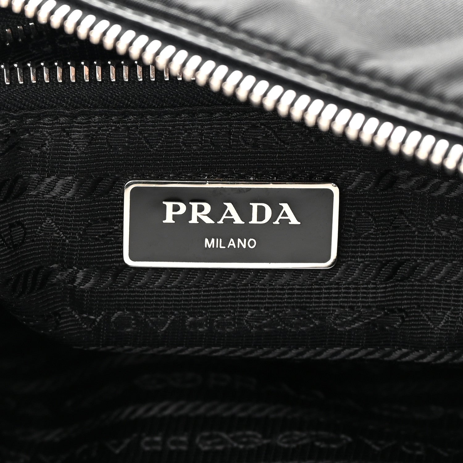 Prada Nylon Crossbody Bag Black 7 of 12
